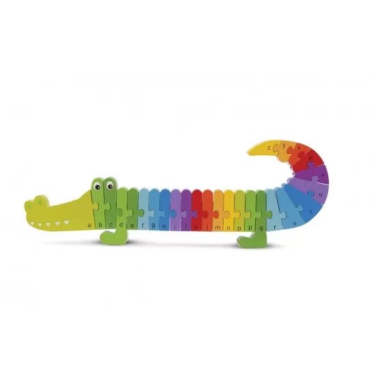Puzzle Alfabet - Crocodil Puzzle Alfabet - Crocodil