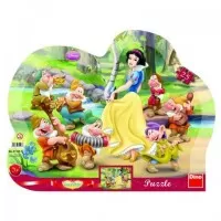 Puzzle cu rama - Alba ca Zapada