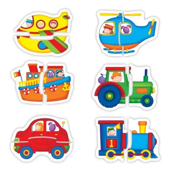 Mini Puzzles - Set de 6 puzzle Transport Mini Puzzles - Set de 6 puzzle Transport