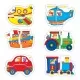 Mini Puzzles - Set de 6 puzzle Transport Mini Puzzles - Set de 6 puzzle Transport