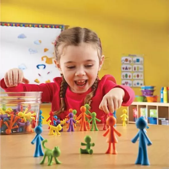 Set pentru sortat si numarat - 72 piese - Familia mea Set pentru sortat si numarat - 72 piese - Familia mea