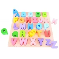 Puzzle colorat - Alfabet