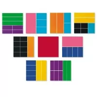 Set Geometria fractiilor - Patrate