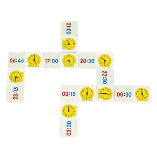 Joc dominoul timpului - Learning Resources Joc dominoul timpului - Learning Resources
