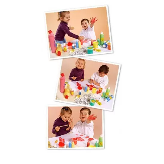Vopsea pentru pictura cu degetele - Mini Vopsea pentru pictura cu degetele - Mini