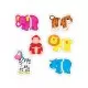 Mini Puzzle - Animale din jungla Mini Puzzle - Animale din jungla