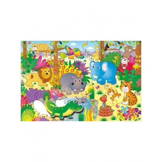 Puzzle 30 de piese - Jungla Puzzle 30 de piese - Jungla