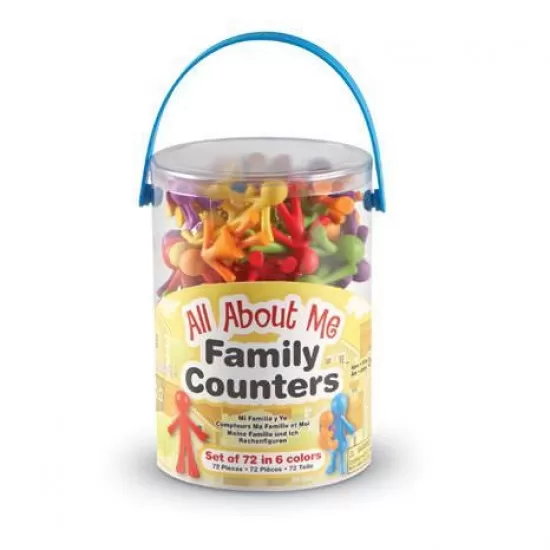 Set pentru sortat si numarat - 72 piese - Familia mea Set pentru sortat si numarat - 72 piese - Familia mea