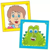 Carte cu abtibilduri - Funny Faces