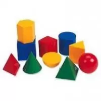 Corpuri geometrice din plastic 