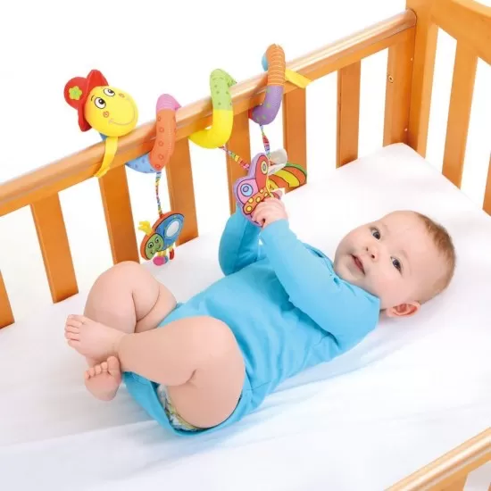 Jucarie pentru patut si carucior - Viermisorul Wiggly Worm Jucarie pentru patut si carucior - Viermisorul Wiggly Worm