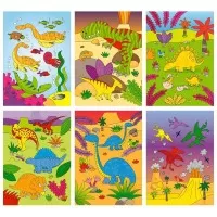 Carte de colorat Dinozauri - Water Magic