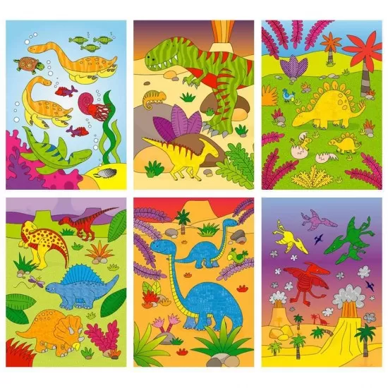 Carte de colorat Dinozauri - Water Magic Carte de colorat Dinozauri - Water Magic