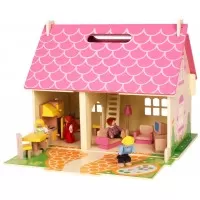 Casuta cu floricele pentru papusi - BigJigs