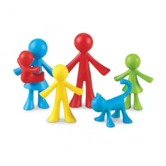 Set pentru sortat si numarat - 24 piese - Familia mea Set pentru sortat si numarat - 24 piese - Familia mea