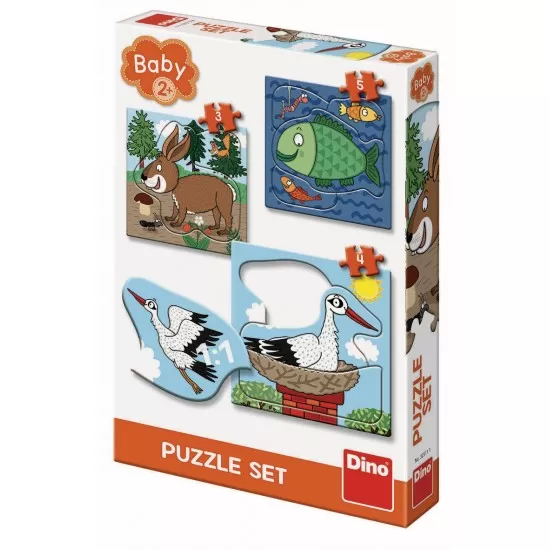 Baby Puzzle - Unde locuiesc animalele? Baby Puzzle - Unde locuiesc animalele?