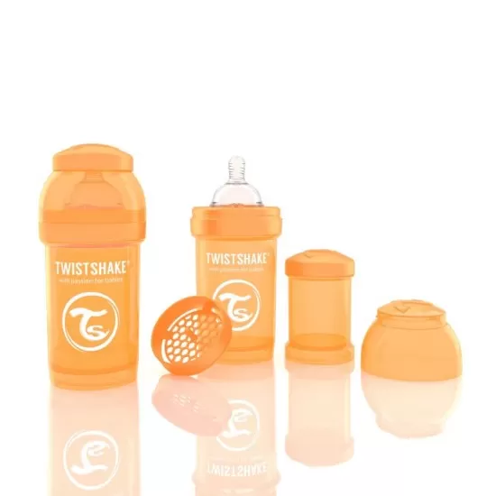 Biberon Anti-colici 180 ml Twistshake Portocaliu Biberon Anti-colici 180 ml Twistshake Portocaliu