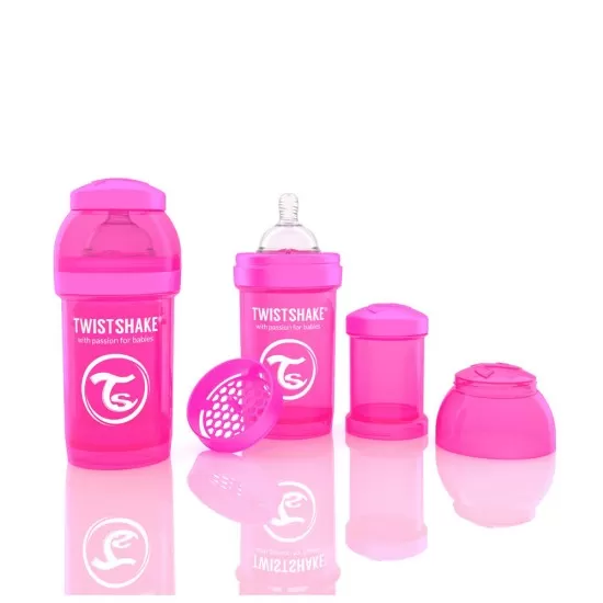 Biberon Anti-colici 180 ml Twistshake Roz Biberon Anti-colici 180 ml Twistshake Roz