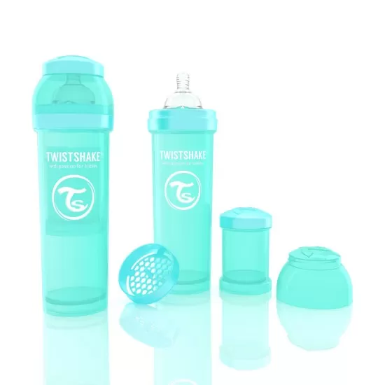 Biberon Anti-colici 330 ml Twistshake Turcoaz Biberon Anti-colici 330 ml Twistshake Turcoaz