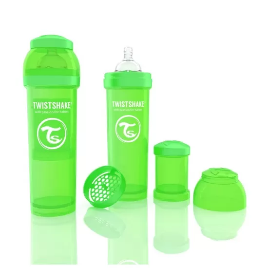 Biberon Anti-colici 330 ml Twistshake Verde Biberon Anti-colici 330 ml Twistshake Verde