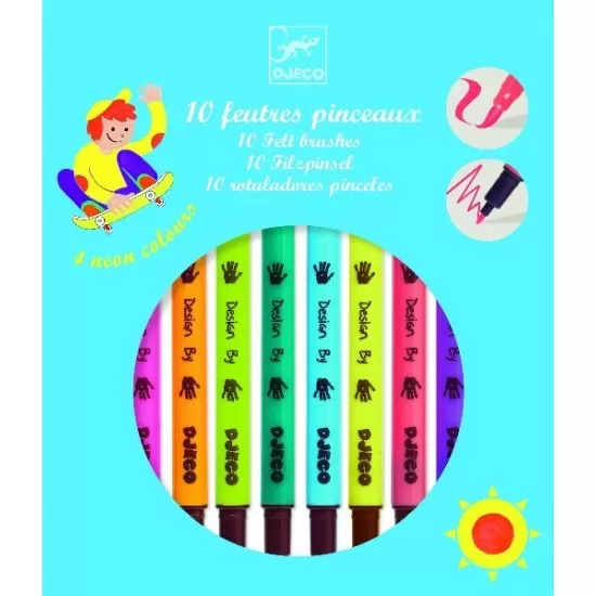 Carioci pensula Djeco culori pop Carioci pensula Djeco culori pop