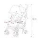 Carucior sport Camino Bej inchis Coletto Carucior sport Camino Bej inchis Coletto