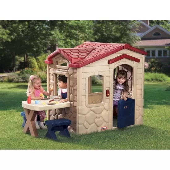 Casuta picnic cu terasa - Maro