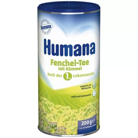Ceai Humana de fenicul de la 1 saptamana 200 g Ceai Humana de fenicul de la 1 saptamana 200 g