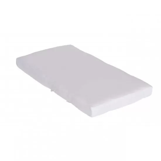 Cearsaf din bumbac cu elastic pe contur 120x60 cm Alb Cearsaf din bumbac cu elastic pe contur 120x60 cm Alb