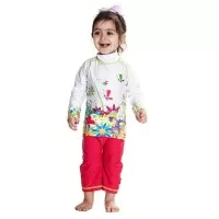 Costum de baie Flowers marime 86 - 92 protectie UV Swimpy