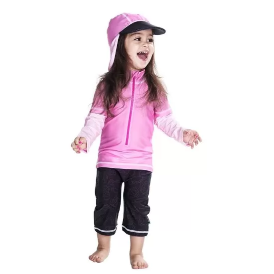 Costum de baie Pink Ocean marime 86-92 protectie UV Swimpy Costum de baie Pink Ocean marime 86-92 protectie UV Swimpy