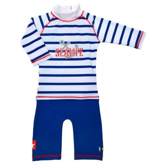 Costum de baie SeaLife blue marime 74-80 protectie UV Swimpy Costum de baie SeaLife blue marime 74-80 protectie UV Swimpy