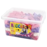 Cuburi constructii in cutie pentru fetite