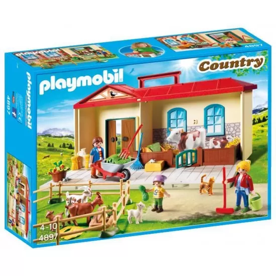 Cutie de joaca Casuta de la tara - Playmobil Cutie de joaca Casuta de la tara - Playmobil
