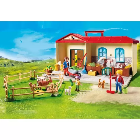 Cutie de joaca Casuta de la tara - Playmobil Cutie de joaca Casuta de la tara - Playmobil