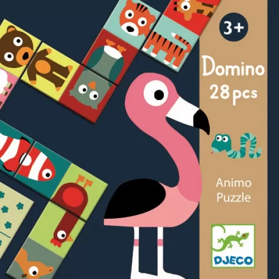 Domino Animo puzzle Djeco Domino Animo puzzle Djeco