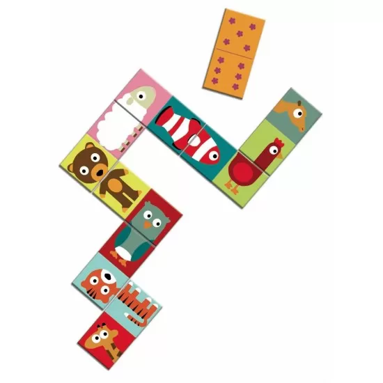 Domino Animo puzzle Djeco Domino Animo puzzle Djeco