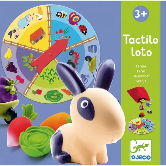 Ferma Tactilo Loto joc Djeco Ferma Tactilo Loto joc Djeco