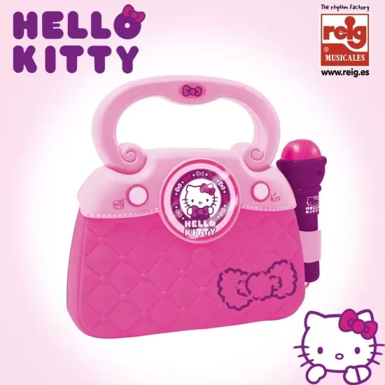 Geanta cu microfon si amplificator Hello Kitty Geanta cu microfon si amplificator Hello Kitty