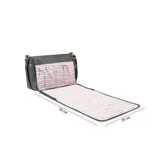 Geanta multifunctionala Ellie Messenger Asphalt Clevamama Geanta multifunctionala Ellie Messenger Asphalt Clevamama