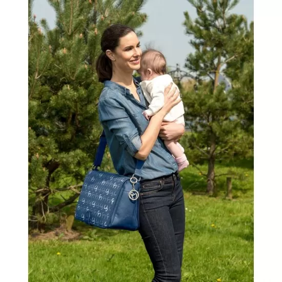 Geanta multifunctionala Ellie Messenger Navy Clevamama Geanta multifunctionala Ellie Messenger Navy Clevamama