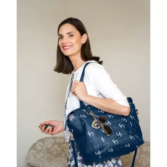 Geanta multifunctionala Hannah Navy Clevamama Geanta multifunctionala Hannah Navy Clevamama