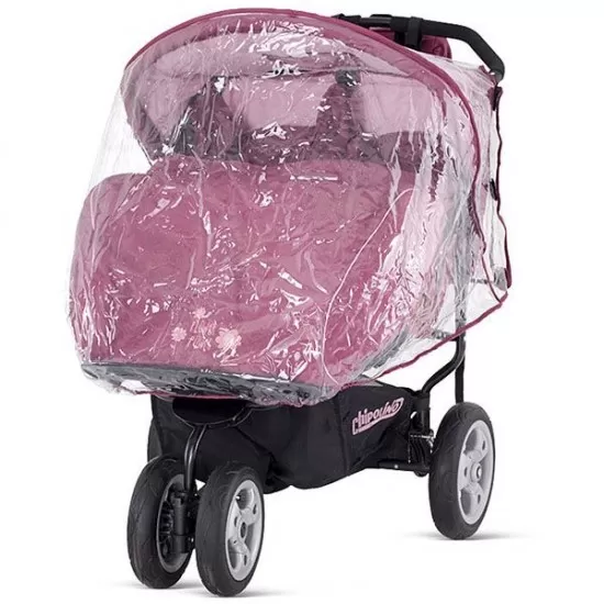 Husa de ploaie Chipolino pentru carucioare gemeni Husa de ploaie Chipolino pentru carucioare gemeni
