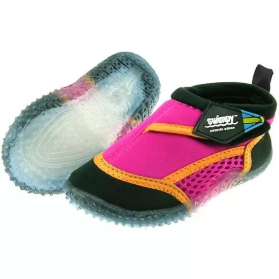 Incaltaminte de plaja si apa pink black marime 20-21 Swimpy Incaltaminte de plaja si apa pink black marime 20-21 Swimpy