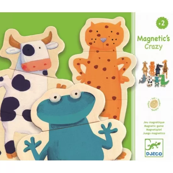 Joc cu magneti Djeco - Animale amuzante