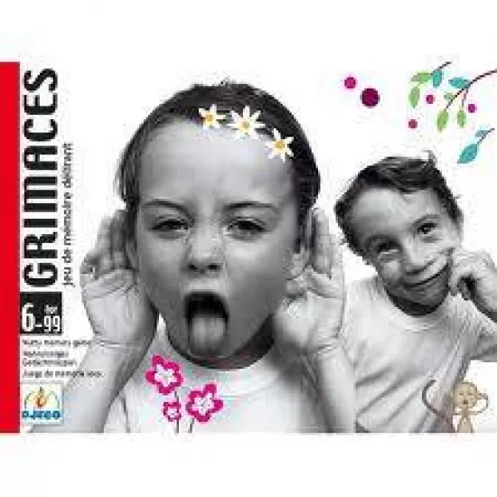 Joc de observatie si memorie Grimase Djeco Joc de observatie si memorie Grimase Djeco