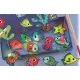 Joc de pescuit magnetic pesti colorati Djeco Joc de pescuit magnetic pesti colorati Djeco