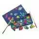 Joc de pescuit magnetic pesti colorati Djeco Joc de pescuit magnetic pesti colorati Djeco