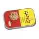 Joc logic IQ din lemn bambus in cutie metalica - 2 Joc logic IQ din lemn bambus in cutie metalica - 2