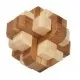 Joc logic IQ din lemn bambus in cutie metalica - 4 Joc logic IQ din lemn bambus in cutie metalica - 4